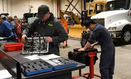 4th period heavy equipment work on drive trains