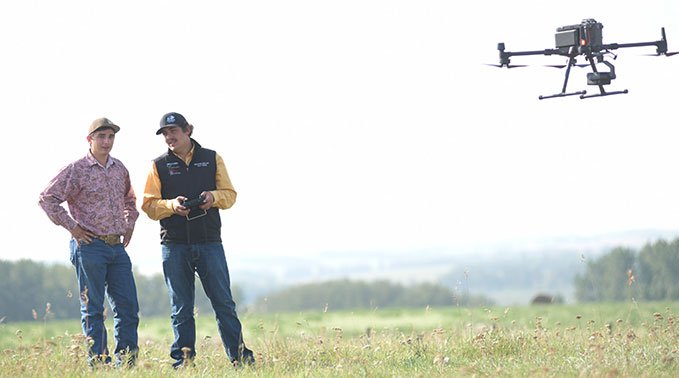 Flying the drone