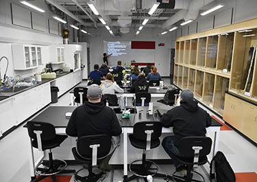 renovated lab space