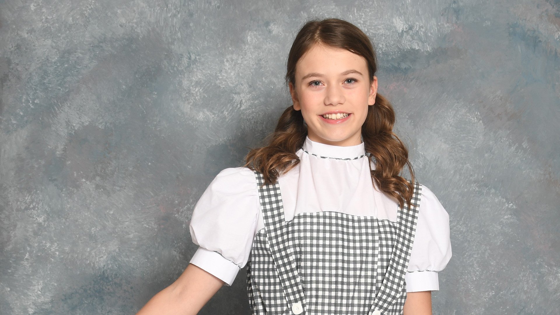 Brooke Tluchak as Dorothy in Lakeland's 2018-19 stage production of The Wizard of Oz