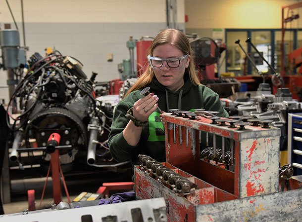 Parts technician student