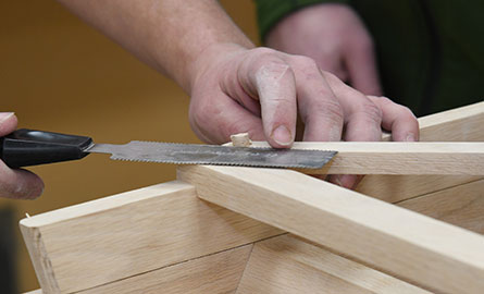 Carpenters hands