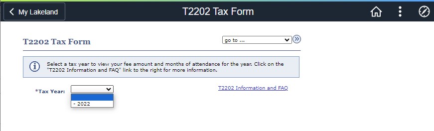Tax receipt screenshot
